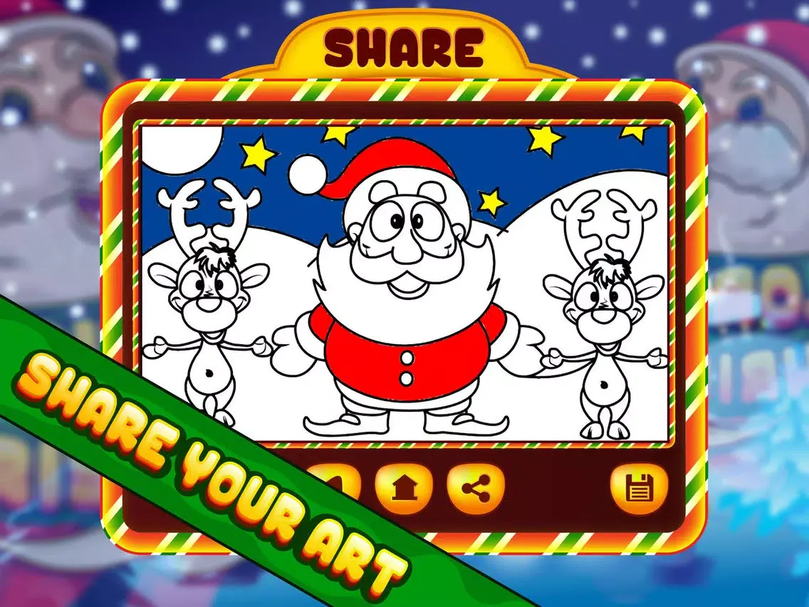 Christmas Colouring Fun iPad  سکرین شاٹس