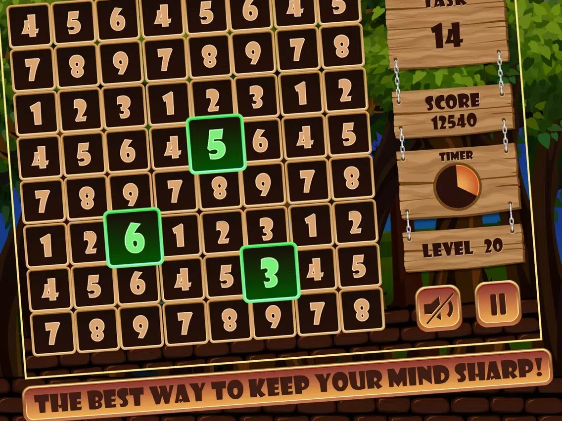 Tangkapan layar Frenzy Maths iPad 