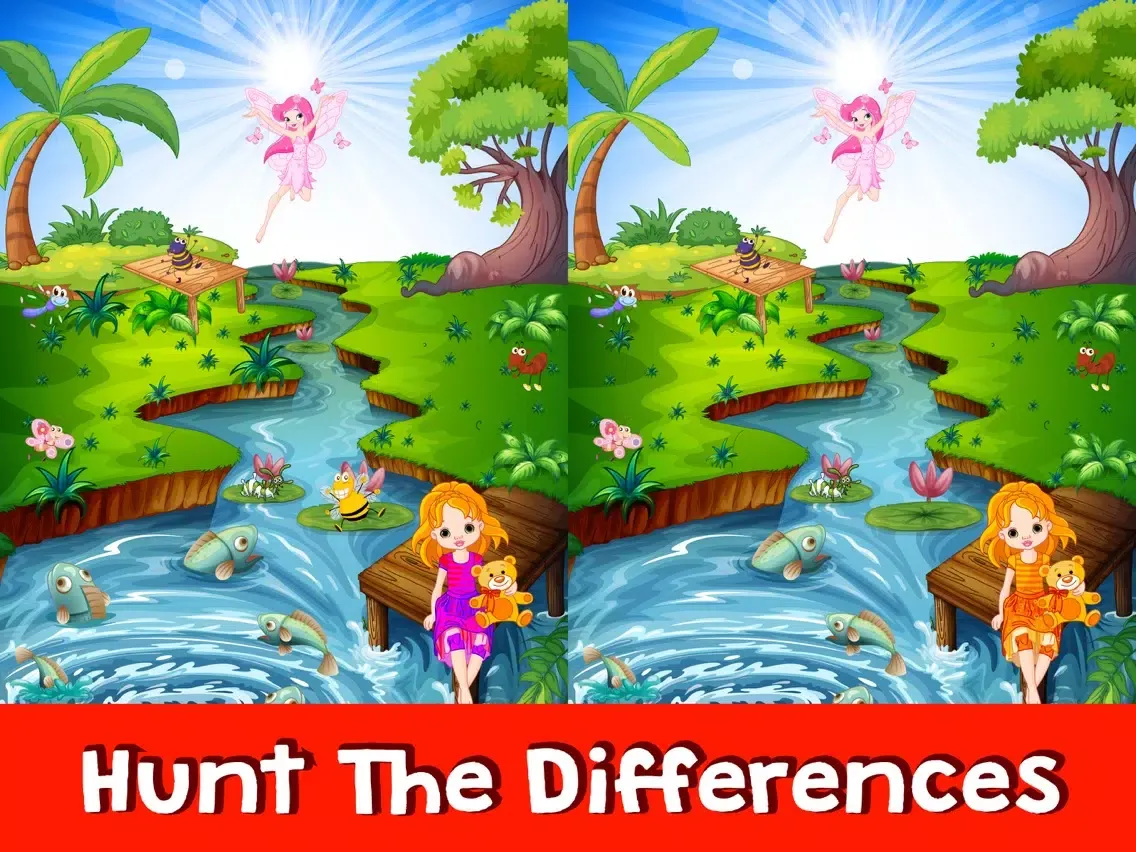 Find the Difference - Cartoon Edition 4 iPad  स्क्रीनशॉट
