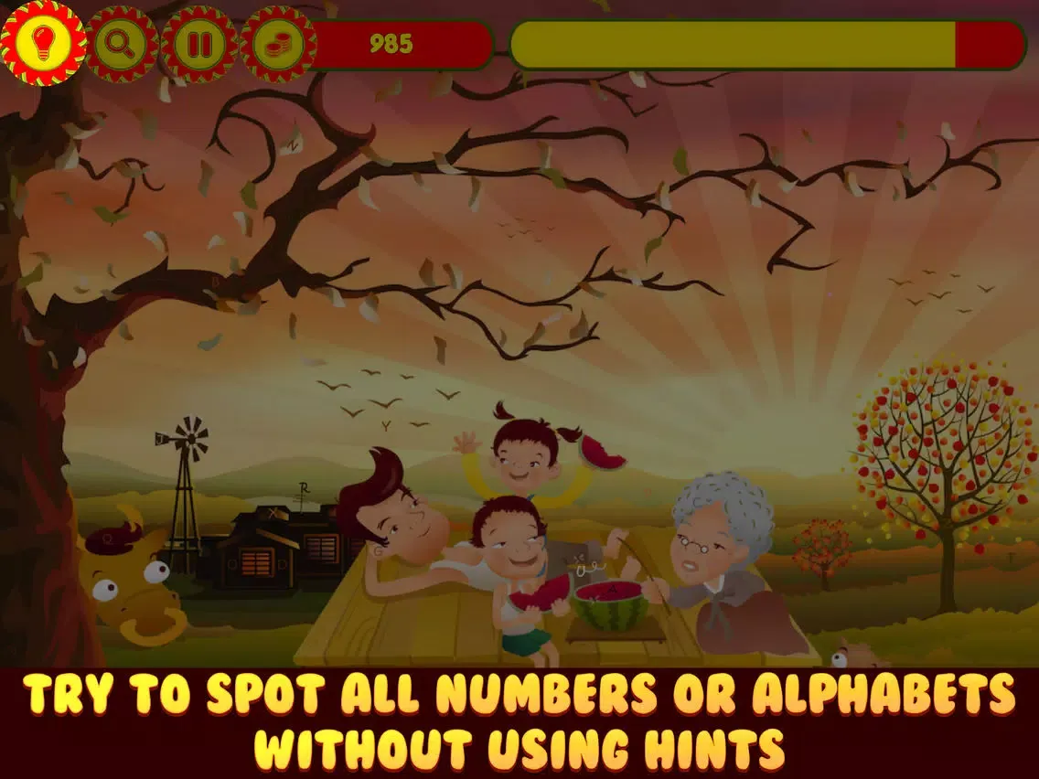 Captures d'écran de Hidden Numbers and Alphabets iPad 
