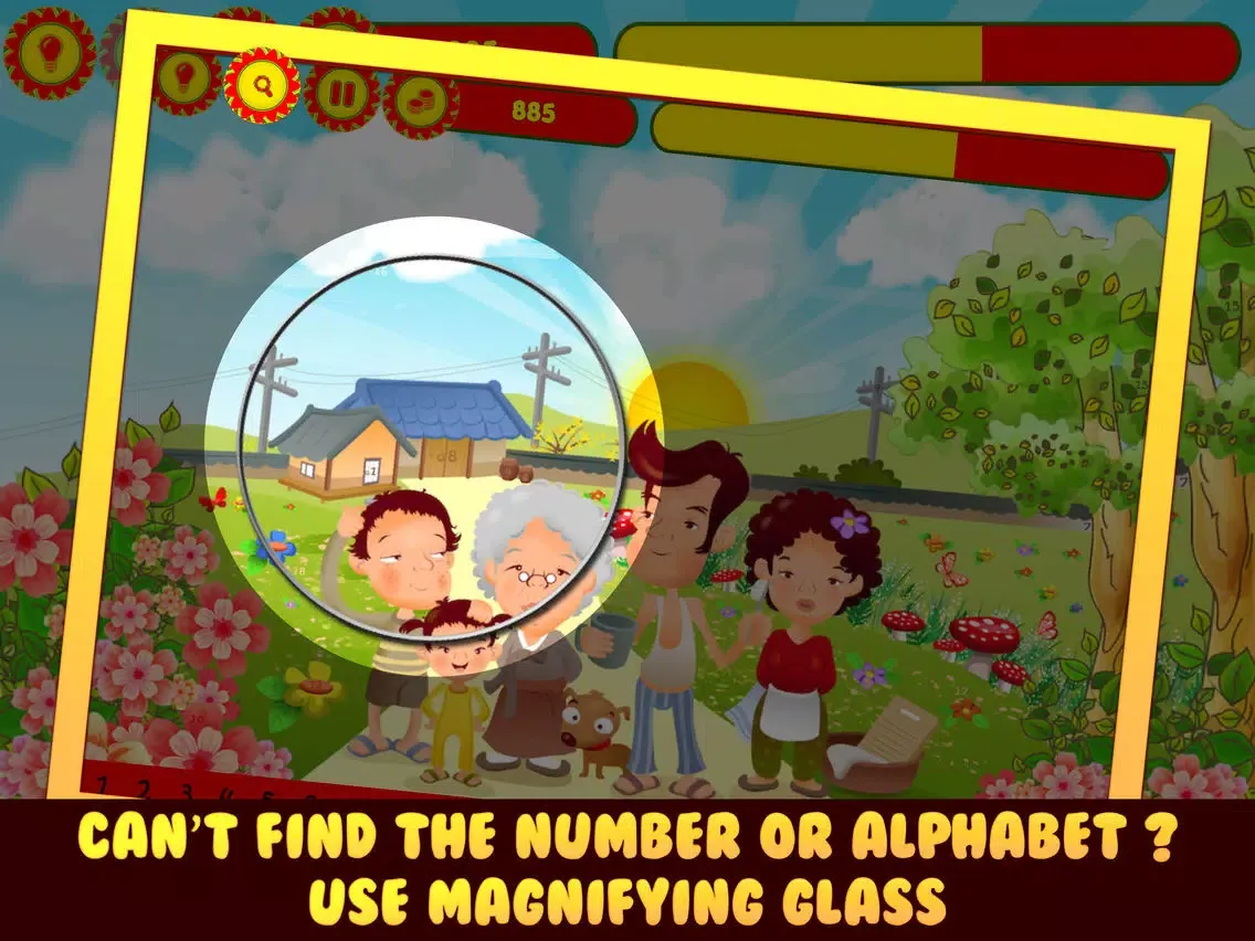 Captures d'écran de Hidden Numbers and Alphabets iPad 