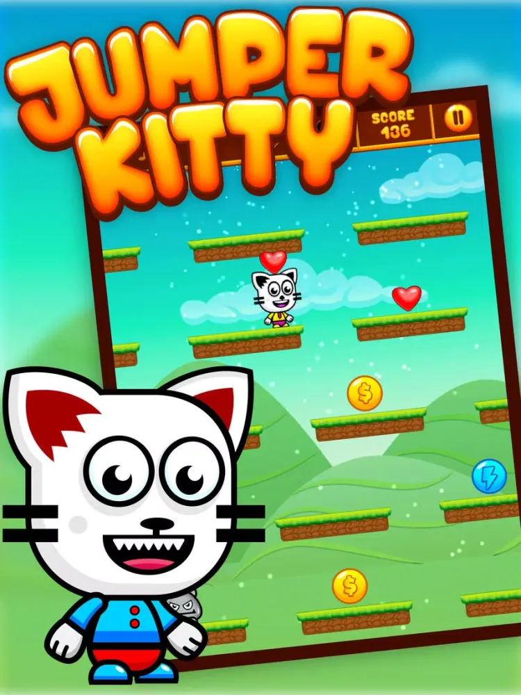 Capturas de pantalla de Jumper Kitty iPad 