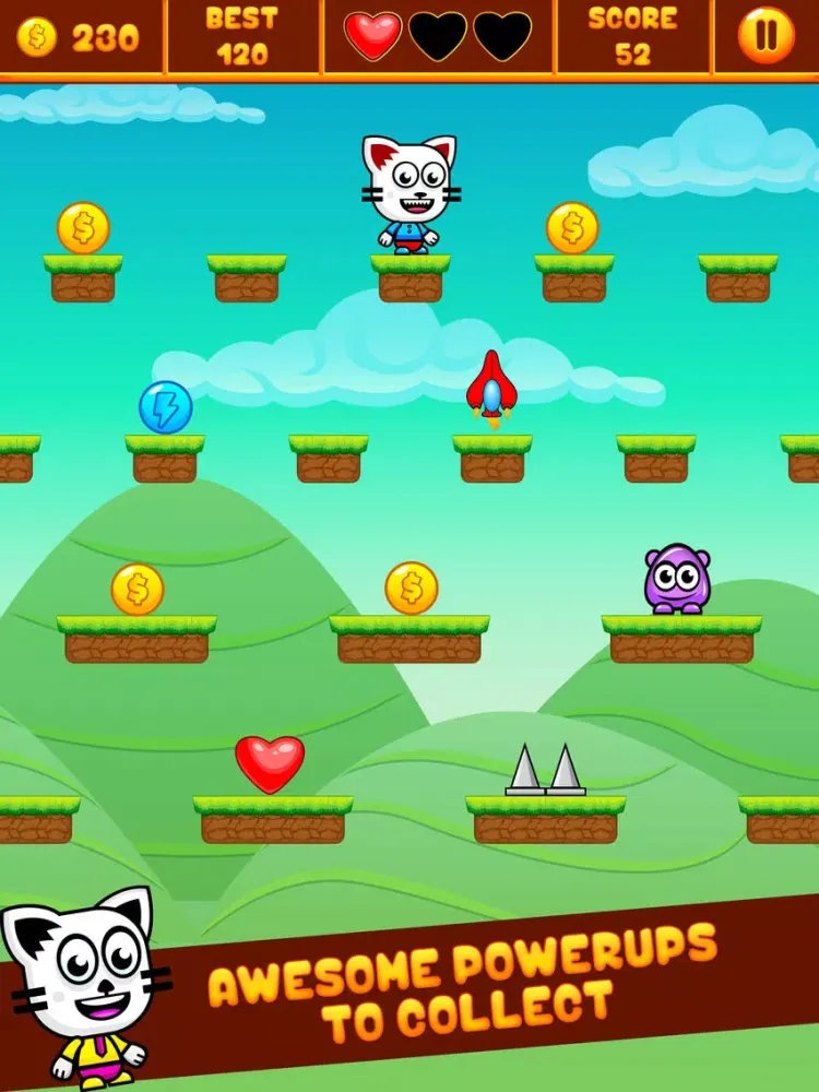 Capturas de pantalla de Jumper Kitty iPad 