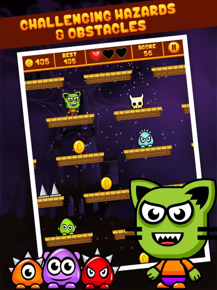 Capturas de pantalla de Jumper Kitty iPad 
