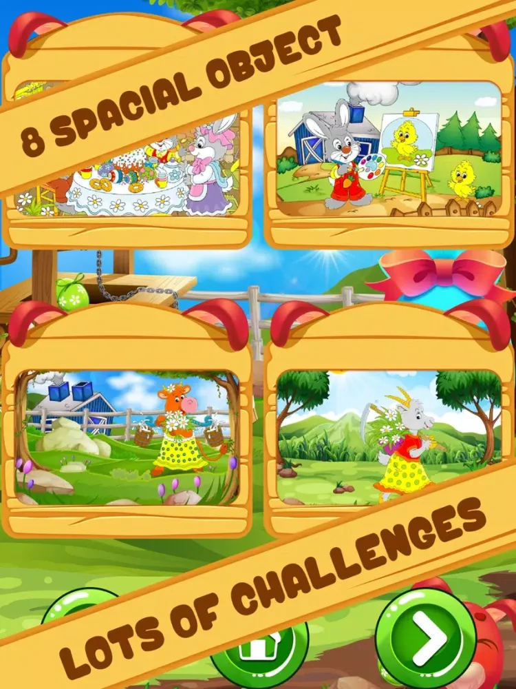 Captures d'écran de Spot it! Lovely Easter iPad 