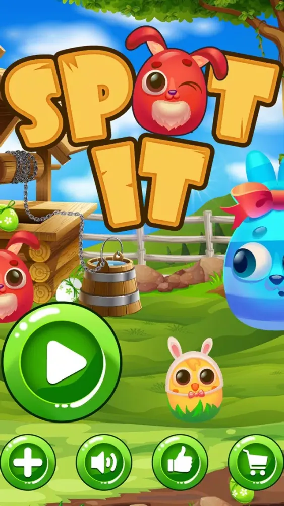 Captures d'écran de Spot it! Lovely Easter