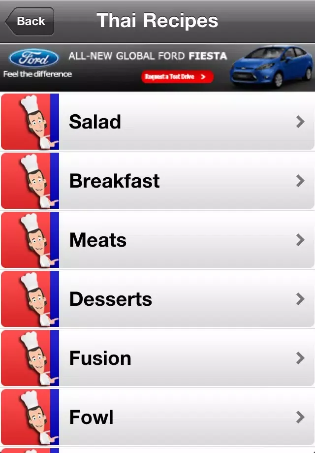 Thai Recipes Lite 스크린샷
