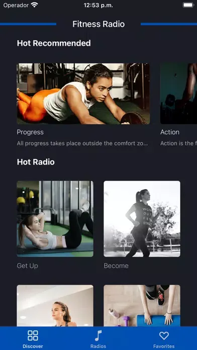 Fitness Radio Ekran Görüntüleri