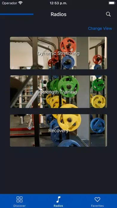 Fitness Radio Ekran Görüntüleri