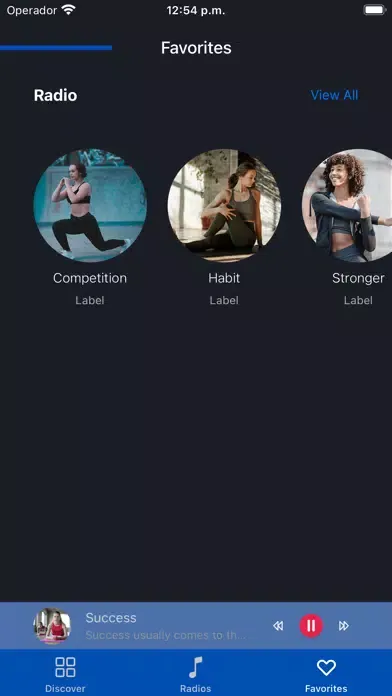 Fitness Radio Ekran Görüntüleri