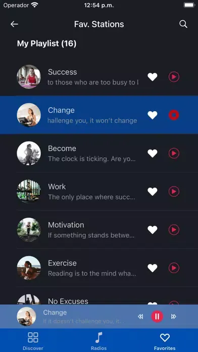 Fitness Radio Ekran Görüntüleri