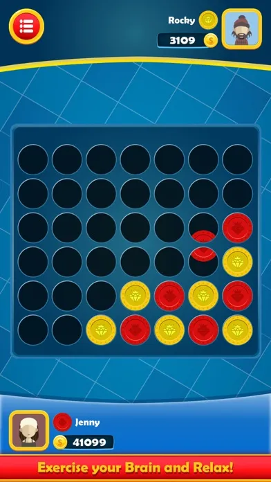 4 in a Row Online Multiplayer Screenshots