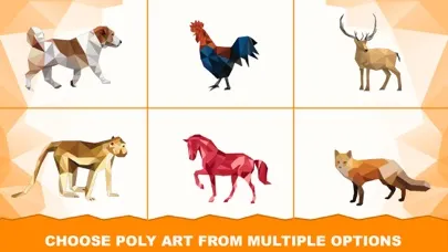 Animal Polygon Art LoPoly Work Screenshots