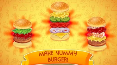 Capturas de tela do Burger Cafe - Cooking King Master
