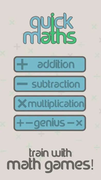 Quick Maths Arithmetic Workout स्क्रीनशॉट