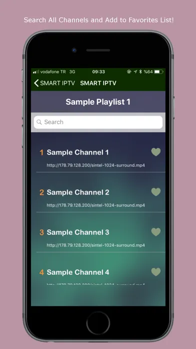 Capturas de pantalla de IPTV Television - M3U List
