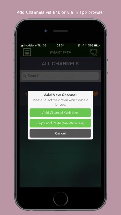 Capturas de pantalla de IPTV Television - M3U List