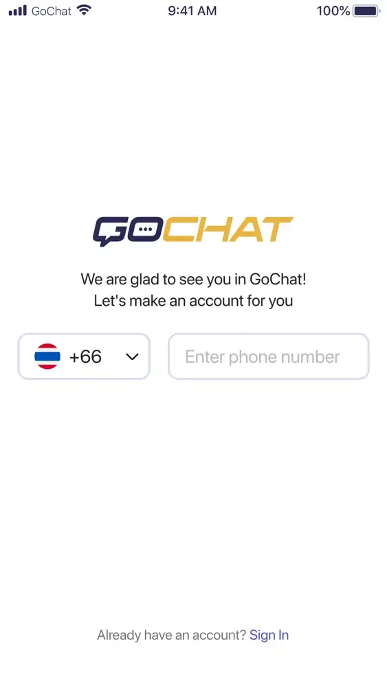 GoChat應用截圖