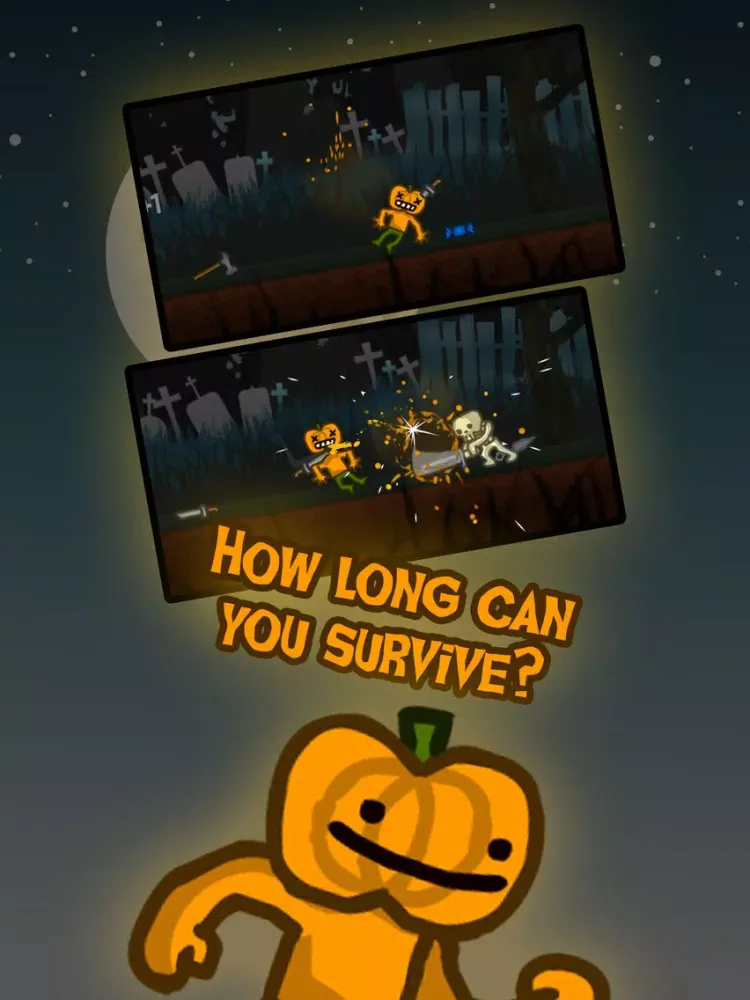 Capturas de tela do Pumpkinman - Spooky Survival iPad 