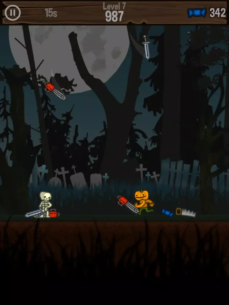 Capturas de tela do Pumpkinman - Spooky Survival iPad 