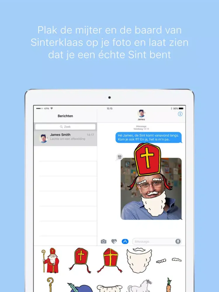 Mijn Sinterklaas Stickers iPad  Screenshots