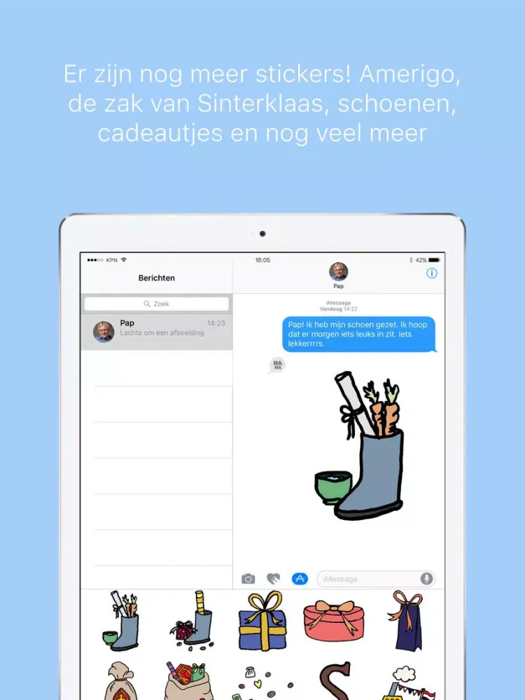 Mijn Sinterklaas Stickers iPad  Screenshots