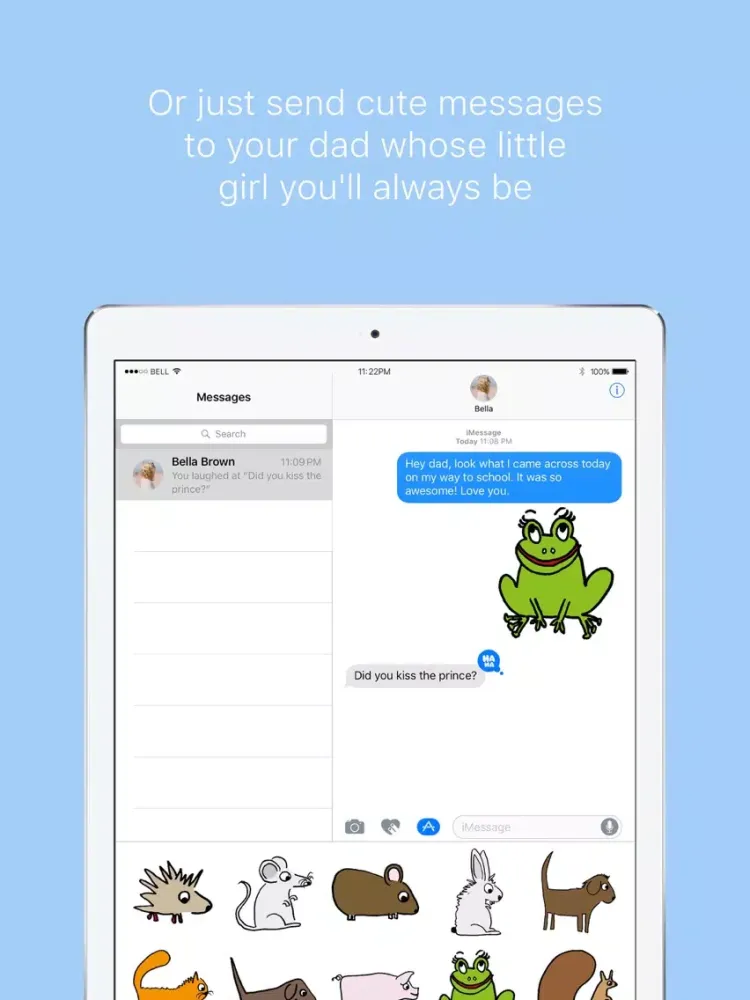 Ảnh chụp màn hình của My Animal Stickers iPad 
