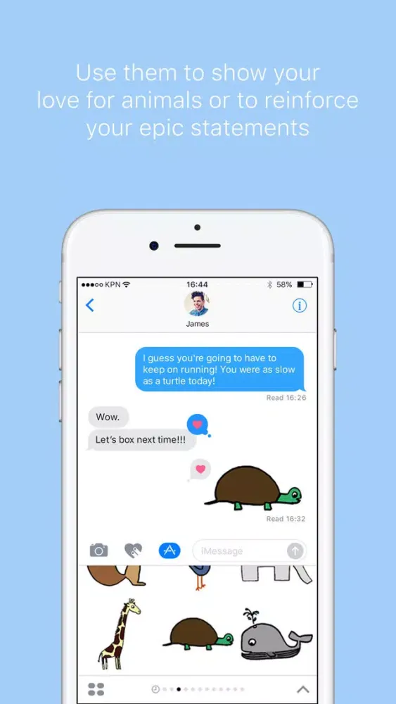 Ảnh chụp màn hình của My Animal Stickers
