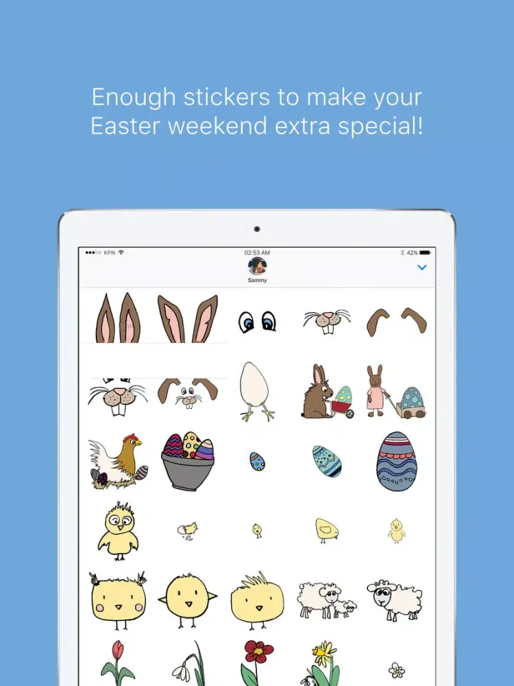 My Easter Stickers iPad  Ekran Görüntüleri