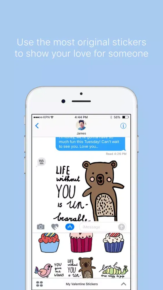 My Valentine Stickers Screenshots