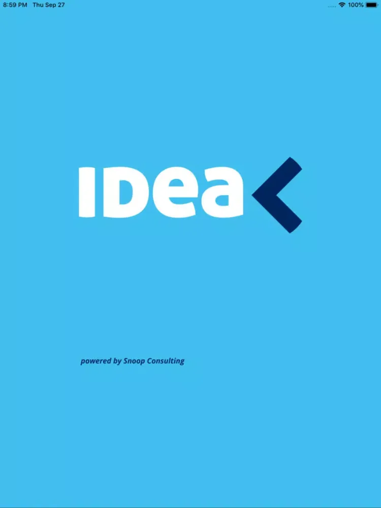 Tangkapan skrin IDEA ARG iPad 