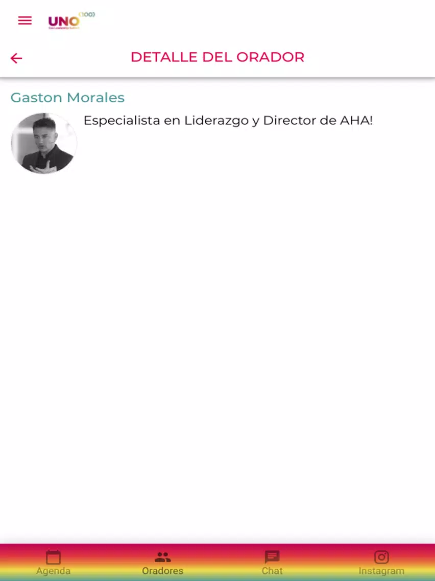 Screenshot di UNO 2019 CEO LEADERSHIP SUMMIT iPad 