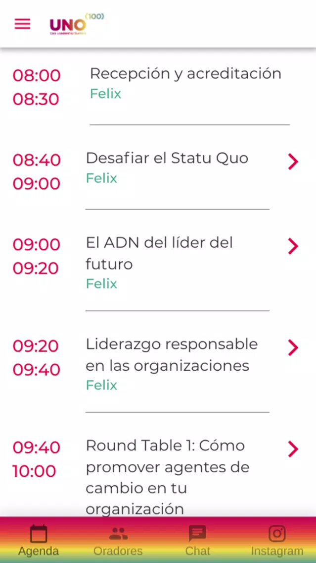 Screenshot di UNO 2019 CEO LEADERSHIP SUMMIT