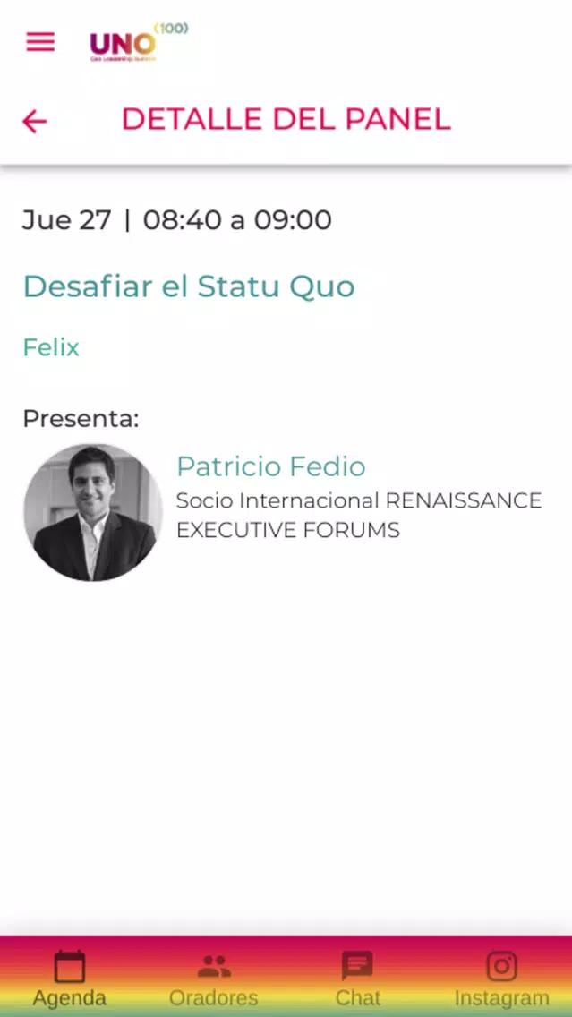 Screenshot di UNO 2019 CEO LEADERSHIP SUMMIT