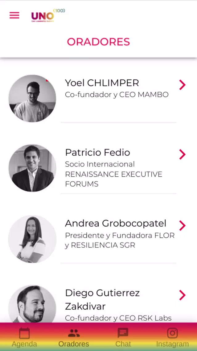 Screenshot di UNO 2019 CEO LEADERSHIP SUMMIT