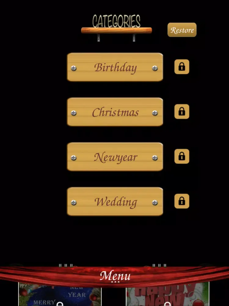 Invitation Maker iPad  Screenshots