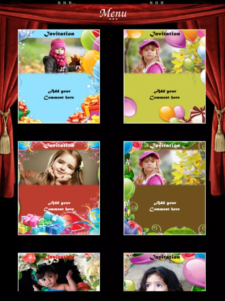 Invitation Maker Pro iPad  Ekran Görüntüleri