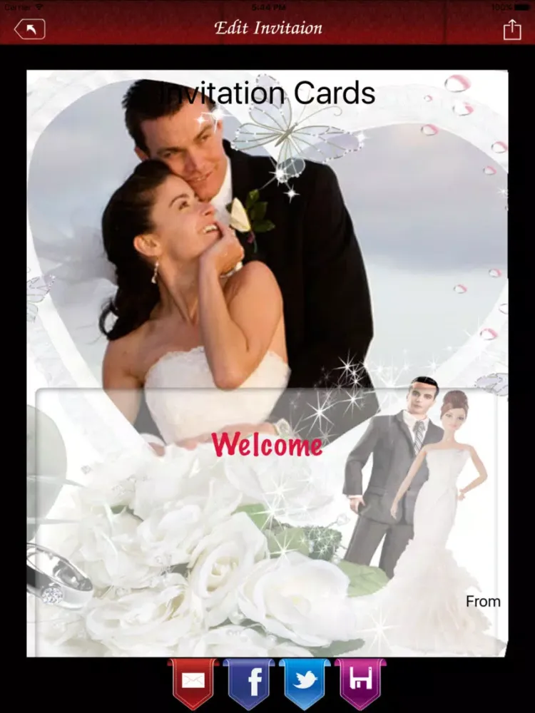 Invitation Maker Pro iPad  Ekran Görüntüleri