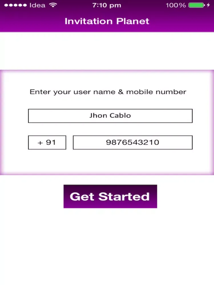 Invitation Planet iPad  سکرین شاٹس