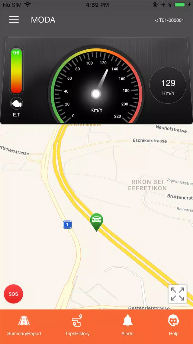 Captures d'écran de Moda MotorData IoT