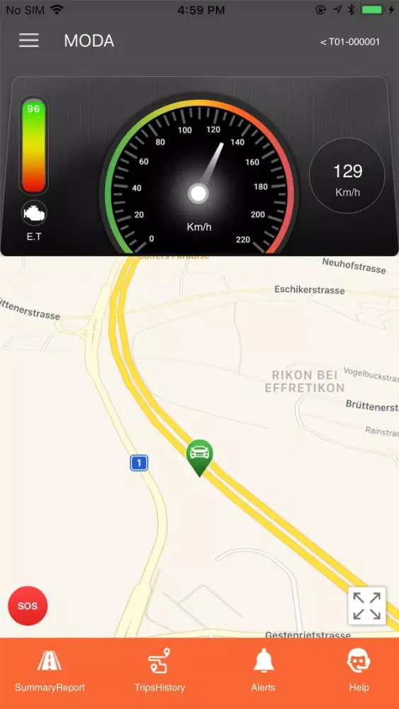 Moda MotorData IoT スクリーンショット