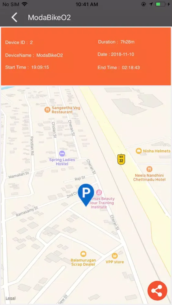 Moda MotorData IoT スクリーンショット