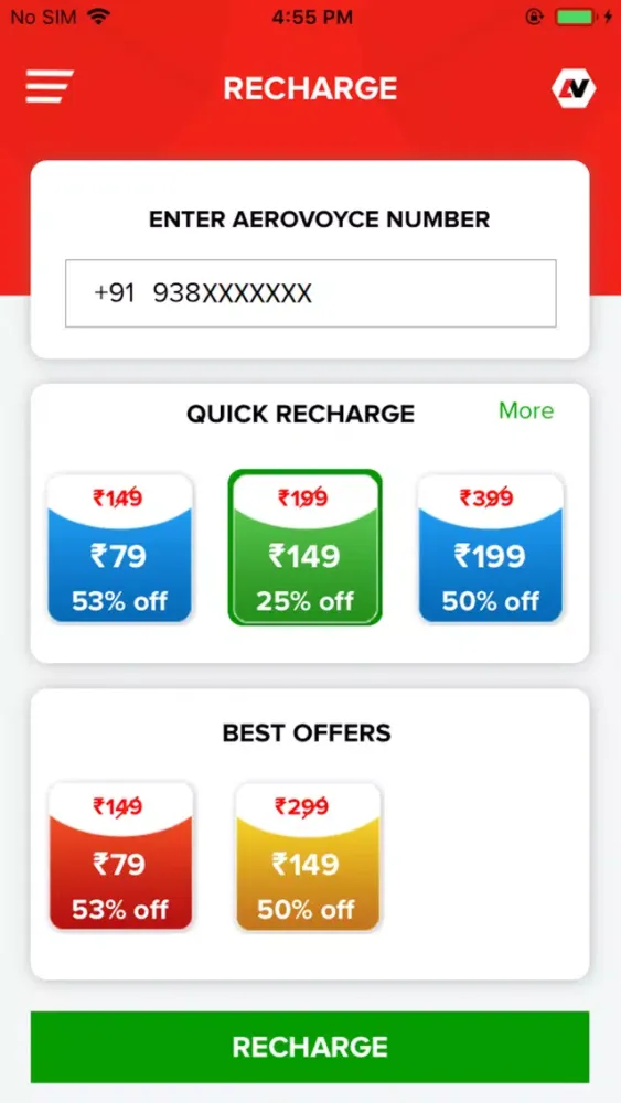 AEROVOYCE RECHARGE سکرین شاٹس