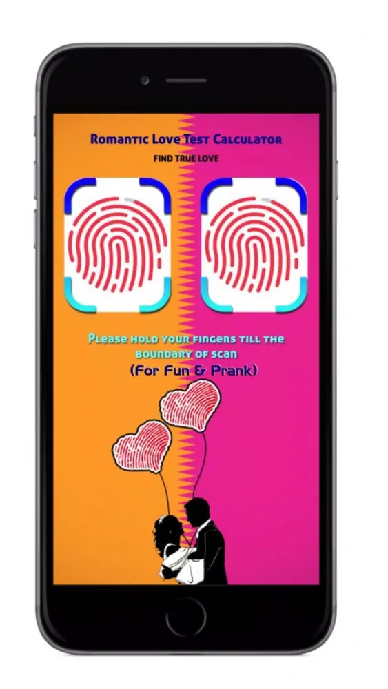 Captures d'écran de Romantic Love Test Calculator - Prank
