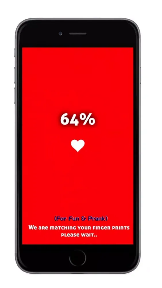 Captures d'écran de Romantic Love Test Calculator - Prank
