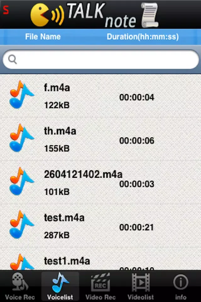 Talknote Screenshots