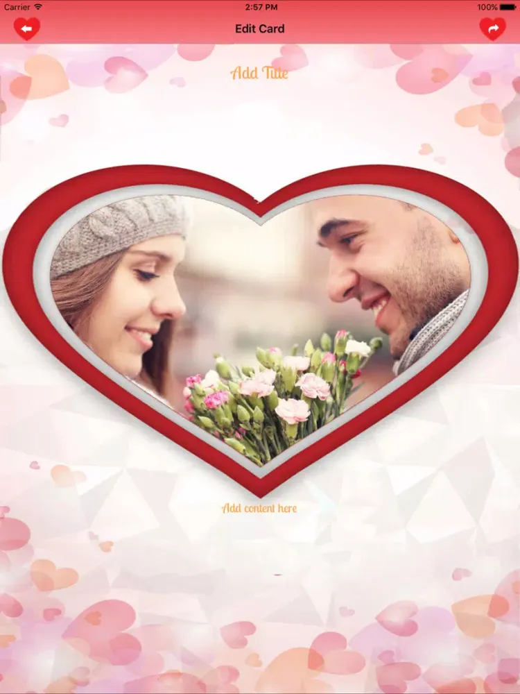 Capturas de tela do Valentines Wishes iPad 