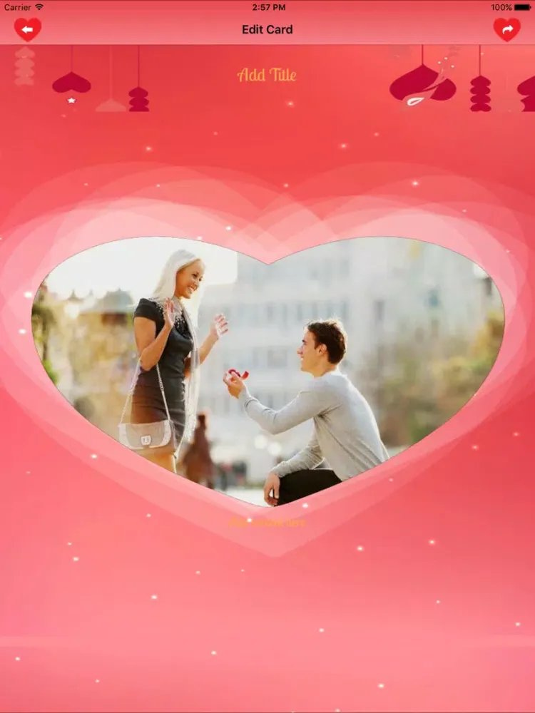 Capturas de tela do Valentines Wishes iPad 
