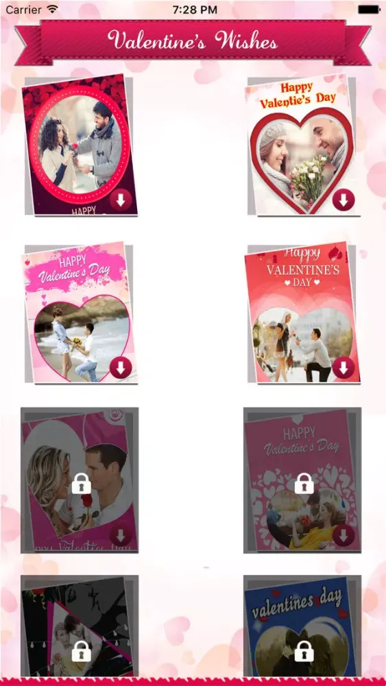 Capturas de tela do Valentines Wishes