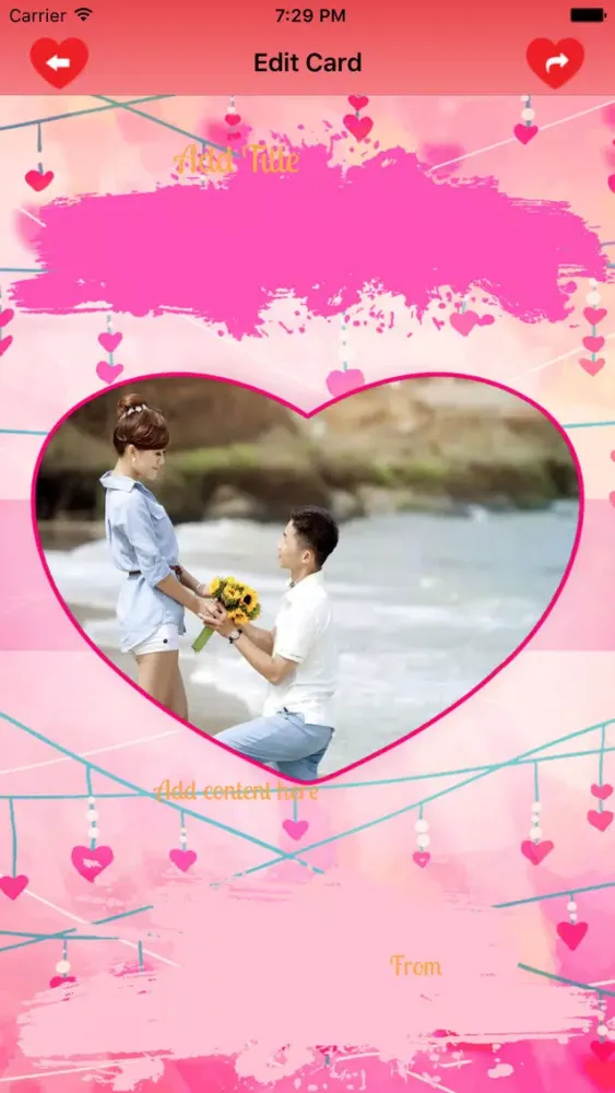 Capturas de tela do Valentines Wishes